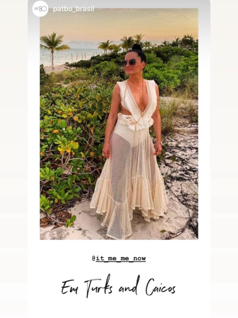 PatBO Ivory Fringe Crochet Cutout Maxi Dress | Resort Beach Goddess | S - Picture 2 of 12